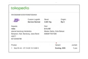 2 Cara Cetak Resi Tokopedia Mudah Bisa 4 Label Sekaligus