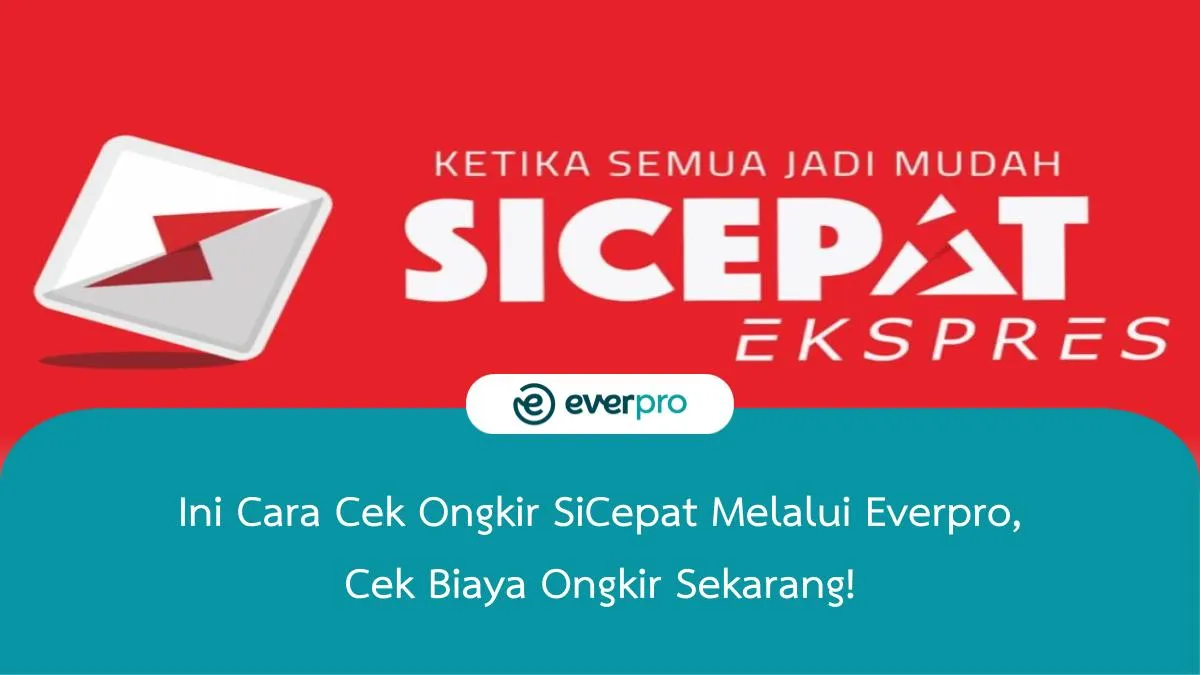 Cek Ongkir Sicepat Halu Gokil Reg Dan Cargo Everpro