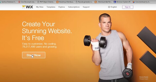 Tutorial Website Wix