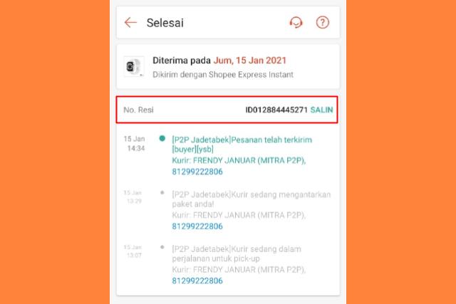 Cek Resi Shopee Express Standard Dan Hemat 2023 - Everpro.id