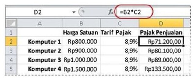 Rumus Menghitung Persen Di Excel Caraseru Com