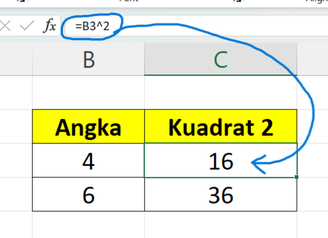 Hitung Data Pakai Rumus Kuadrat Di Excel Pasti Beres Everpro