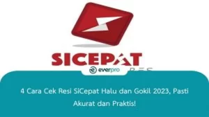 cara cek resi sicepat