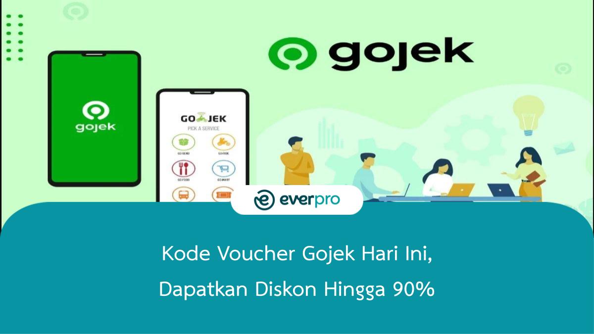 Kode Voucher Gojek Hari Ini, Dapatkan Diskon Hingga 90%