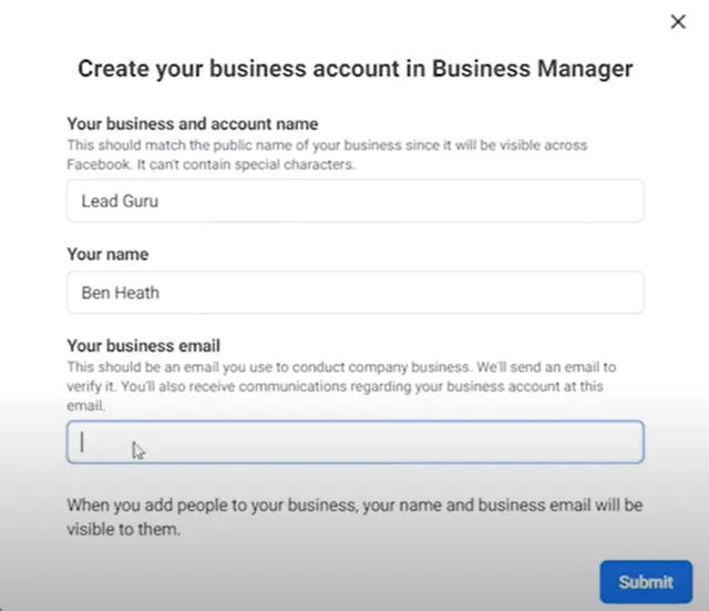 facebook business manager