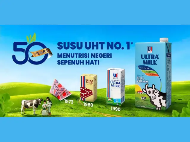 contoh iklan produk susu UHT Ultra Milk