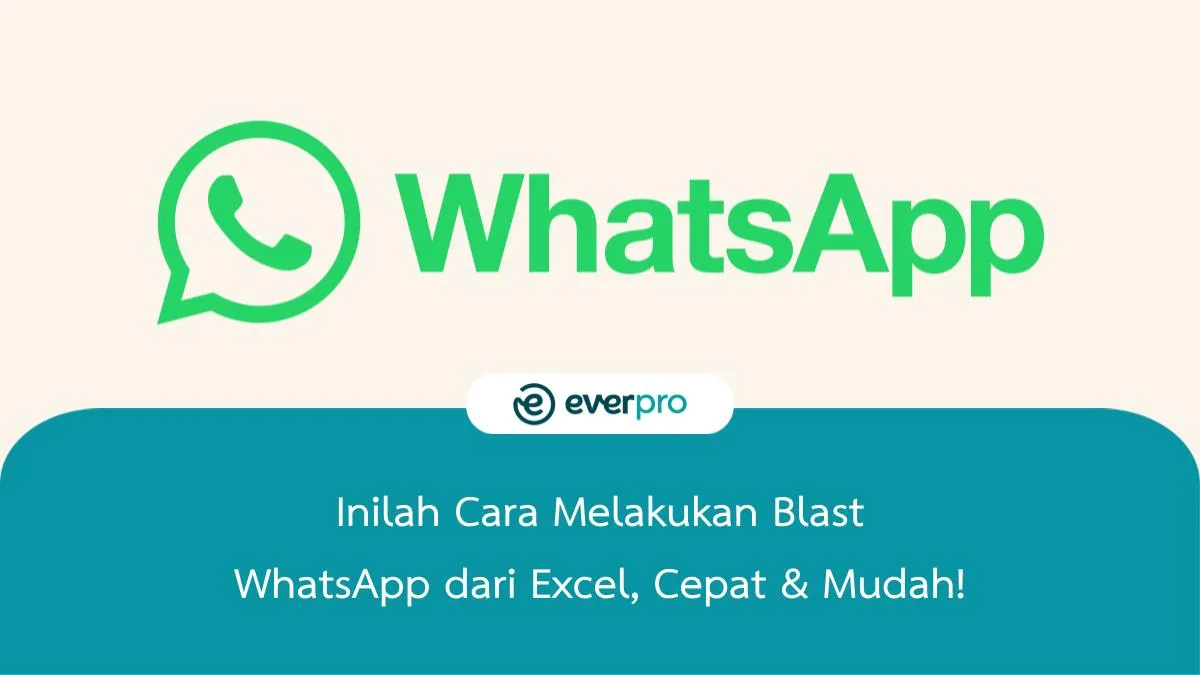 cara blast whatsapp dari excel