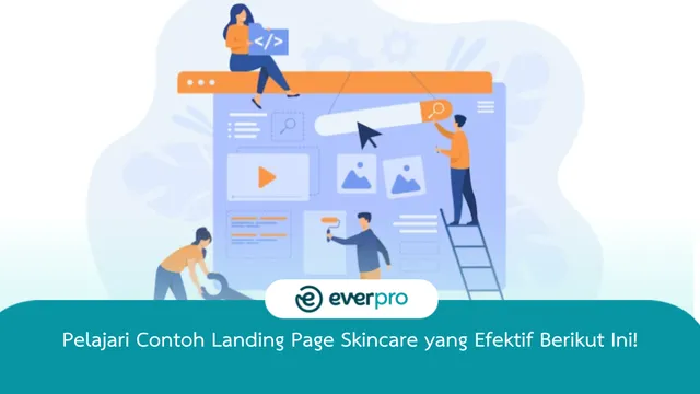 contoh landing page skincare