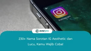 nama sorotan ig aesthetic