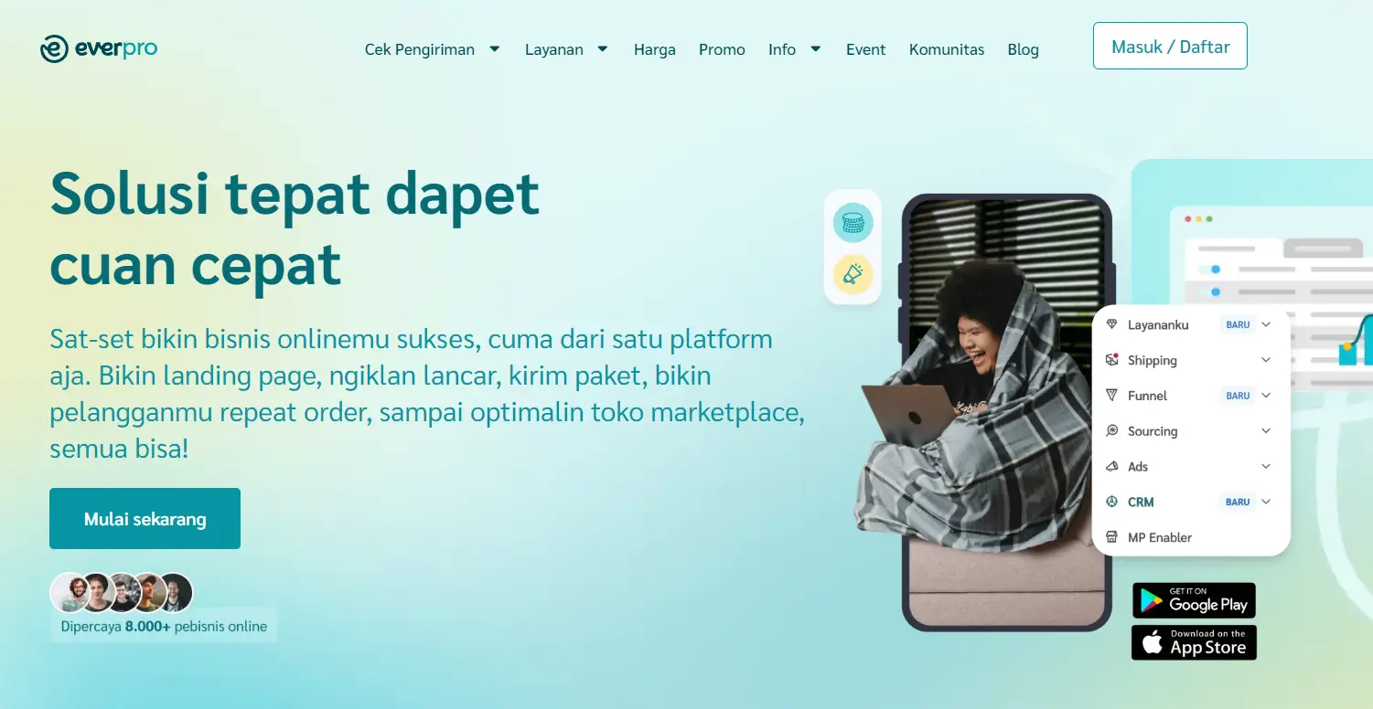 Everpro - Solusi Mudah dan Murah Untuk Para Pebisnis Online