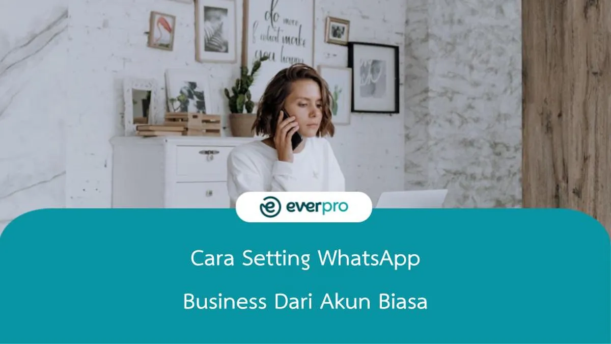 cara setting whatsapp business