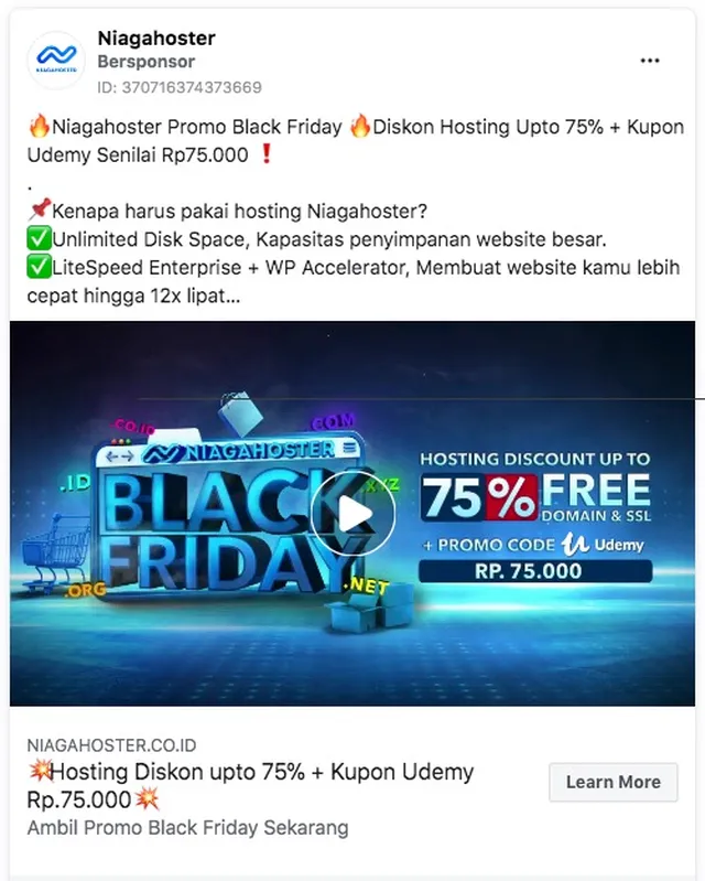 ukuran gambar iklan facebook