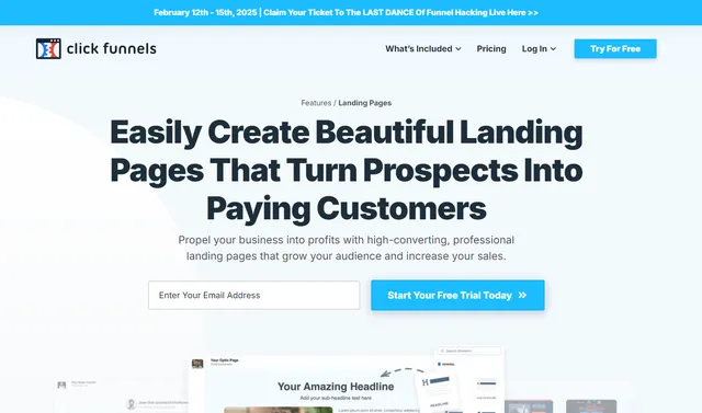 landing page gratis terbaik