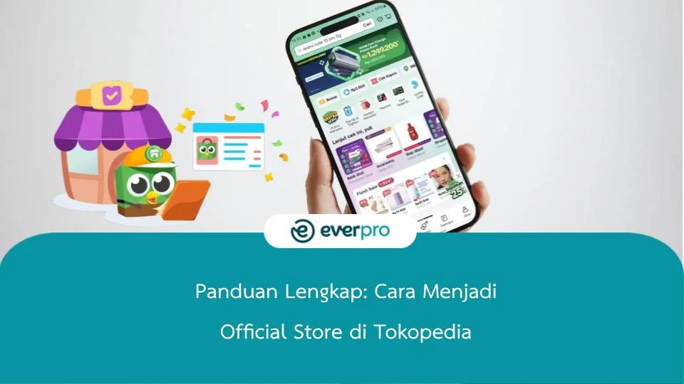 cara menjadi official store tokopedia
