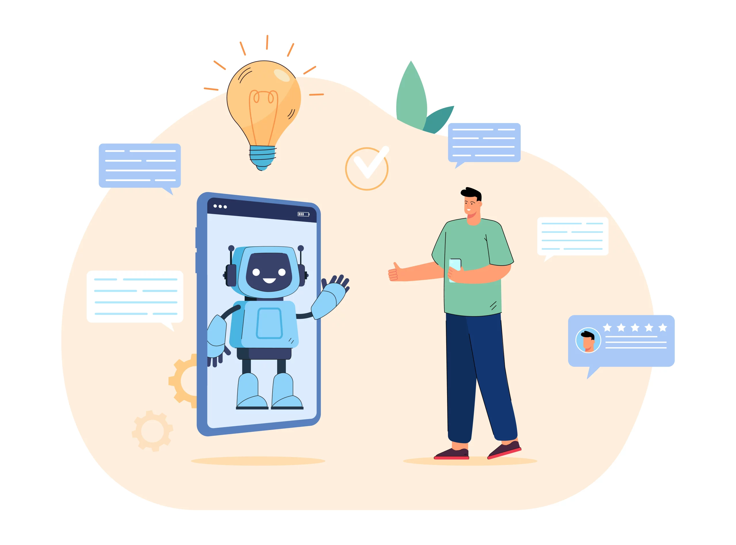cara chat bot wa