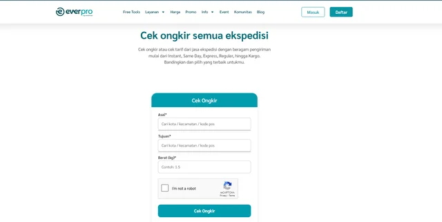 cek ongkir id express
