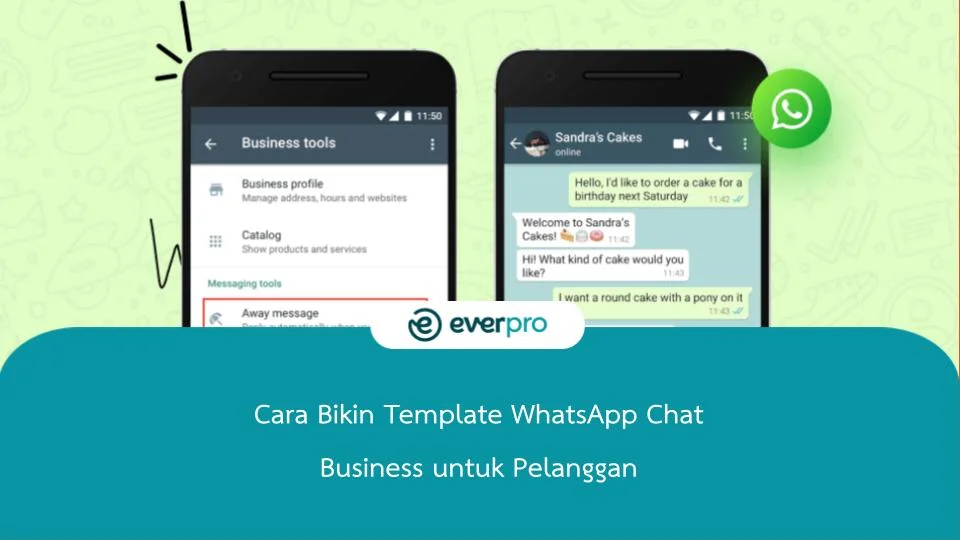 cara bikin template whatssapp chat