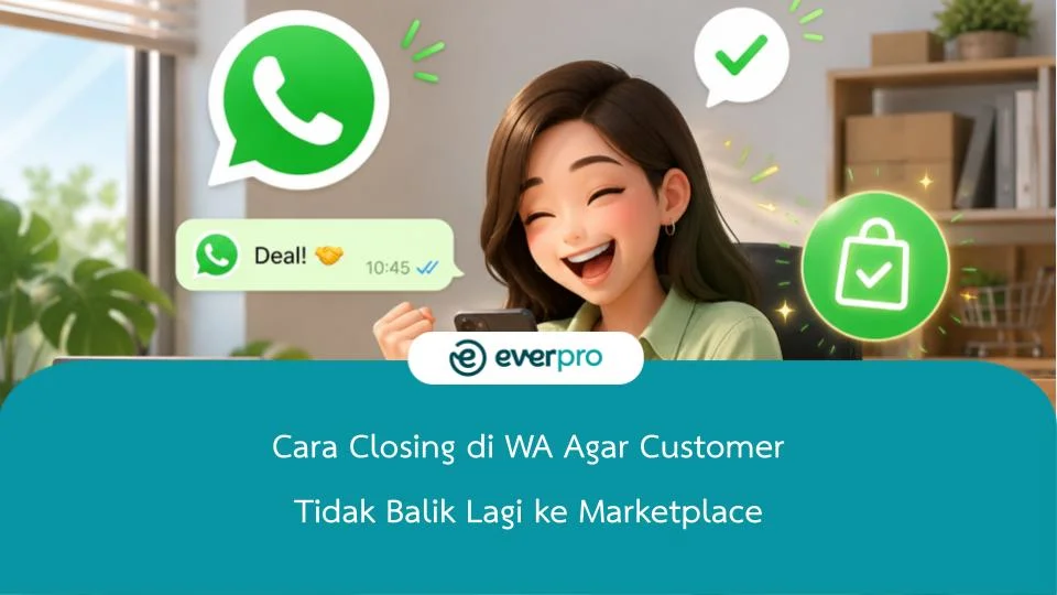 cara closing di WA