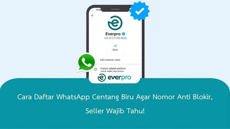 cara daftar whatsapp centang biru